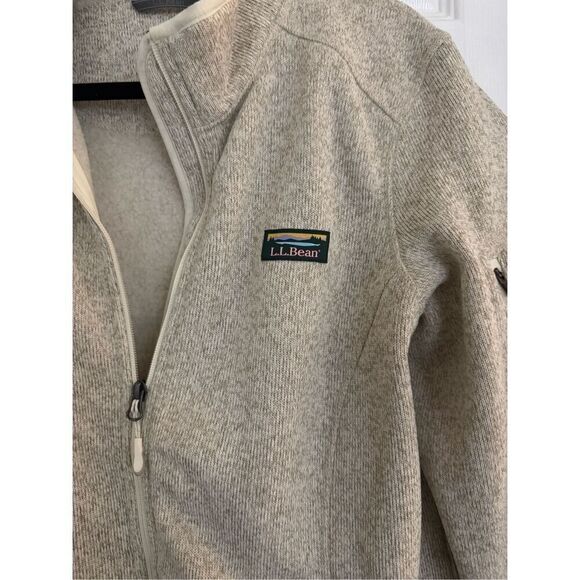 LL Bean Fleece Knit Stand Collar long sleeve - Picture 8 of 11